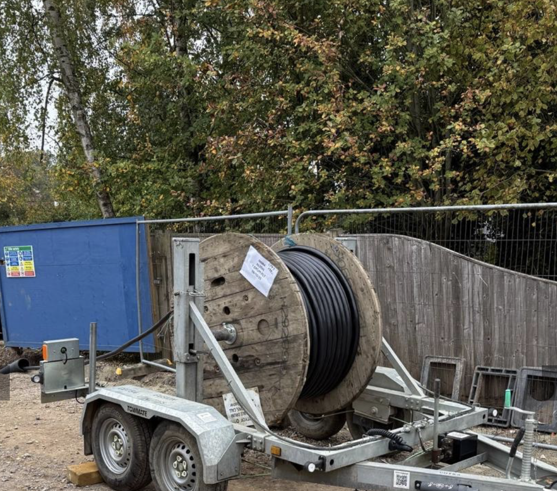 HV Cable Drum Deployment